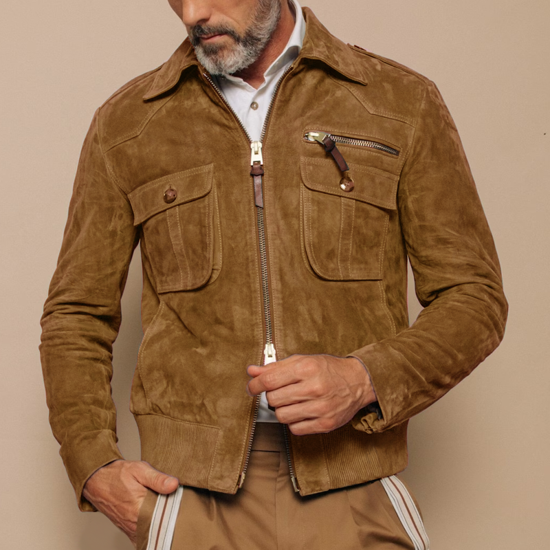 Jim - Men's Suede Jacket