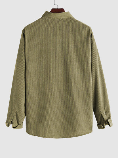 Daniel - Men's Textured Corduroy Shirt