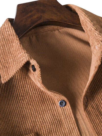 Daniel - Men's Textured Corduroy Shirt