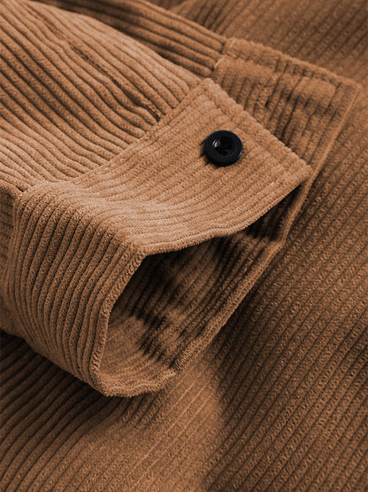 Daniel - Men's Textured Corduroy Shirt