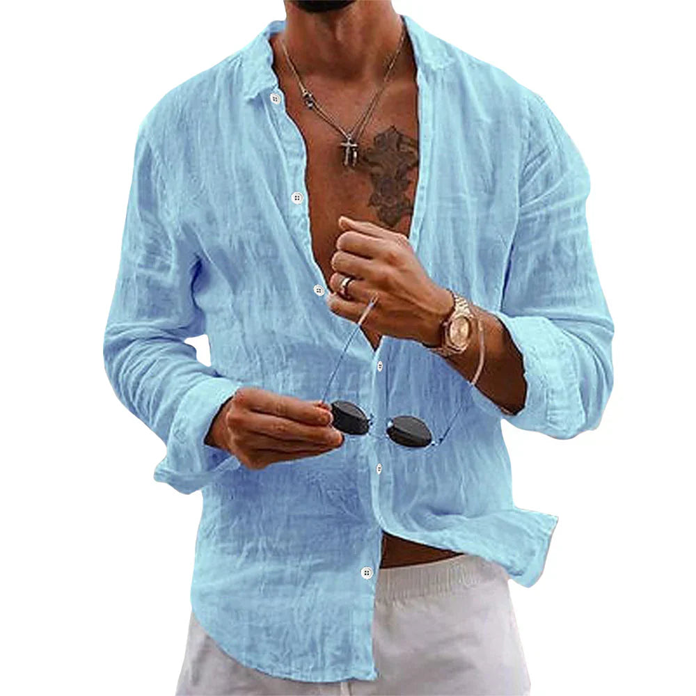 Andrei™ - Cotton Linen Shirt