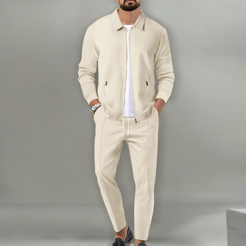 Matt - 2-piece set with long trousers and zip jacket