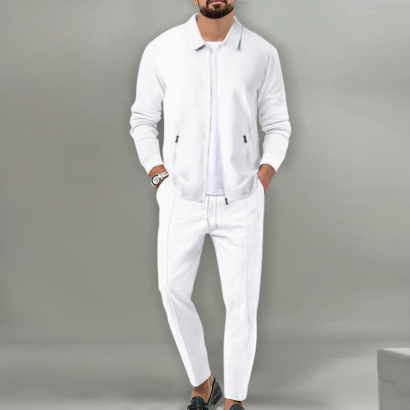 Matt - 2-piece set with long trousers and zip jacket