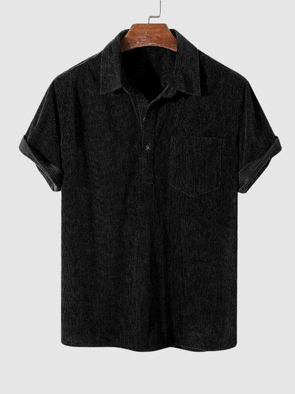 Matthew - Men's Corduroy Short Sleeve Shirt