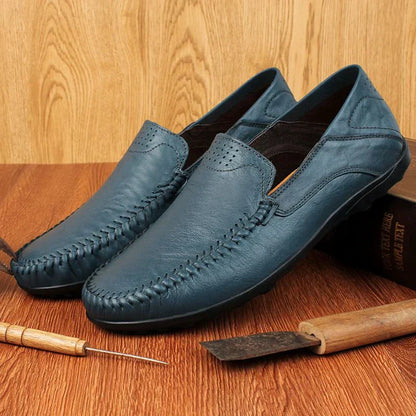 Luca - Exotic leather loafers