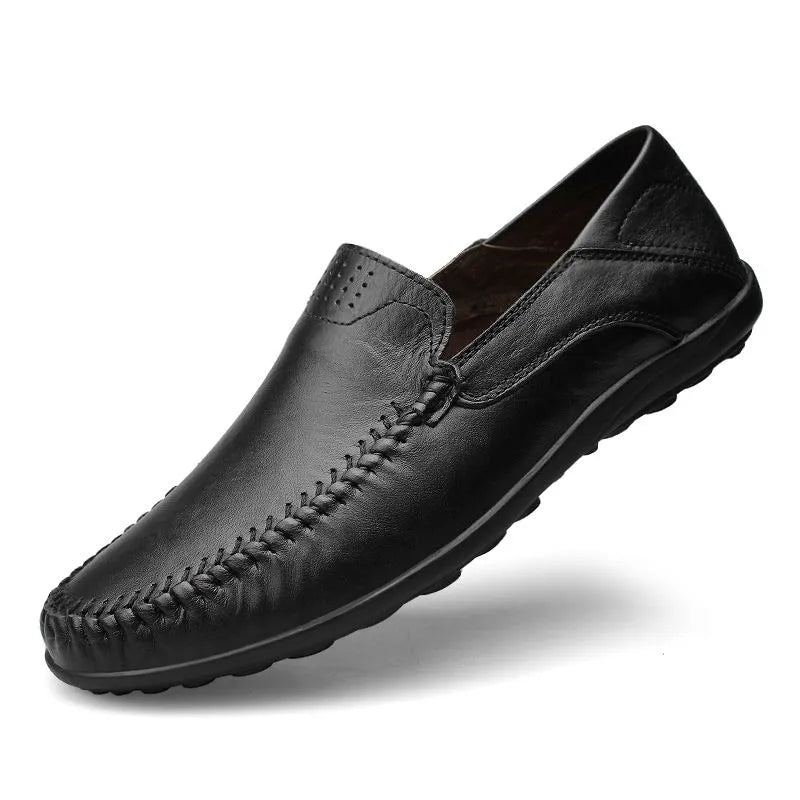 Luca - Exotic leather loafers