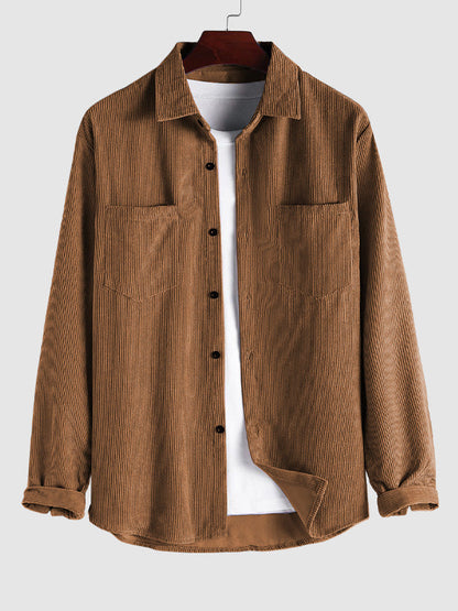 Daniel - Men's Textured Corduroy Shirt