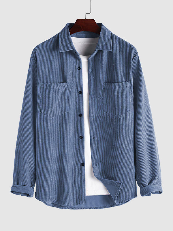 Daniel - Men's Textured Corduroy Shirt