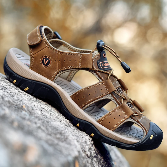 Leif™ - Leather Sandal