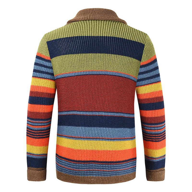 Joey - Men's Colorblock Sweater Jacket