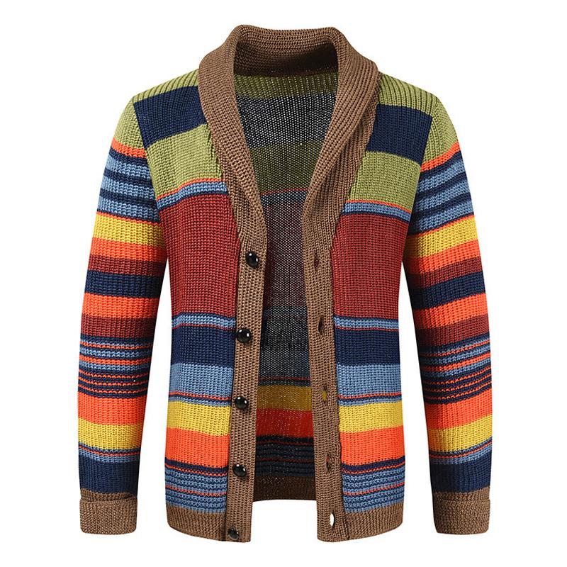 Joey - Men's Colorblock Sweater Jacket